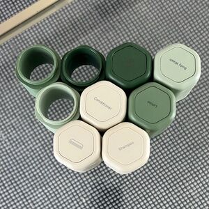 Cadence Travel Capsule Set in Evergreen, Sand and Eucalyptus